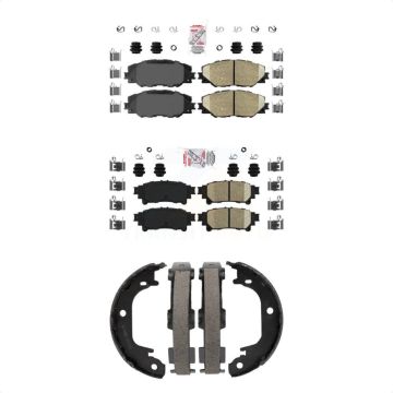Front Rear Ceramic Disc Brake Pads Kit For 2016-2020 Toyota Mirai KNN-101157