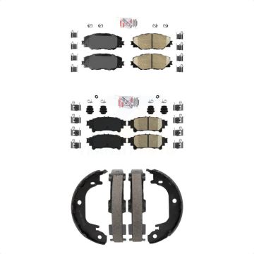 Front Rear Ceramic Disc Brake Pads Kit For 2016-2020 Toyota Mirai KNN-101158