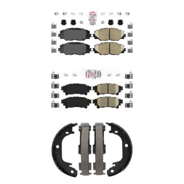 Front Rear Ceramic Disc Brake Pads Kit For 2016-2020 Toyota Mirai KNN-101159