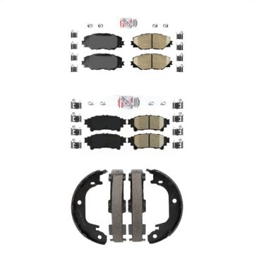 Front Rear Ceramic Disc Brake Pads Kit For 2016-2020 Toyota Mirai KNN-101160