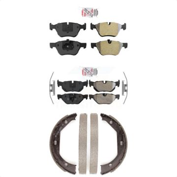 Front Rear Semi-Metallic Disc Brake Pads Kit For BMW 328xi 328i 325xi KNN-101186
