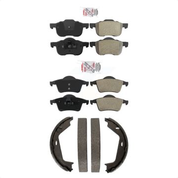Front Rear Semi-Metallic Disc Brake Pads Kit For Volvo XC70 S80 KNN-101212