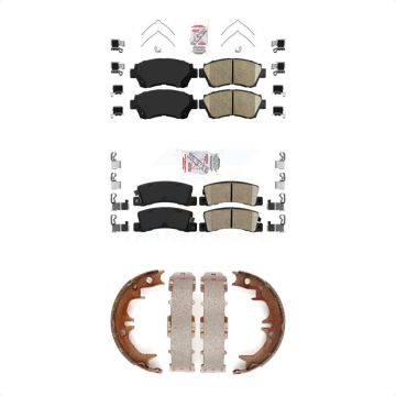 Front Rear Ceramic Disc Brake Pads Kit For Toyota Camry Lexus ES300 Celica KNN-101220