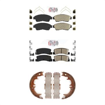 Front Rear Ceramic Disc Brake Pads Kit For 1992-1999 Toyota Camry 2.2L KNN-101222