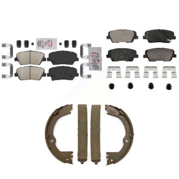Front Rear Ceramic Disc Brake Pads Kit For Hyundai Santa Fe Sport Kia Sorento KNN-101249
