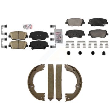 Front Rear Ceramic Disc Brake Pads Kit For Hyundai Santa Fe Sport Kia Sorento KNN-101250