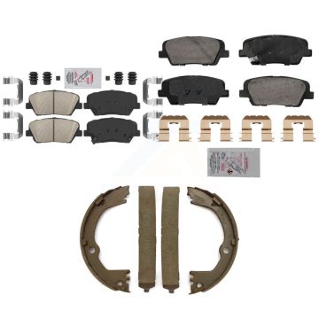Front Rear Ceramic Disc Brake Pads Kit For Hyundai Santa Fe Sport Kia Sorento KNN-101251