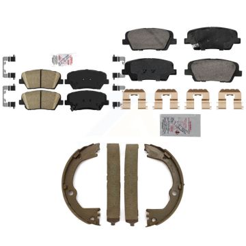 Front Rear Ceramic Disc Brake Pads Kit For Hyundai Santa Fe Sport Kia Sorento KNN-101252