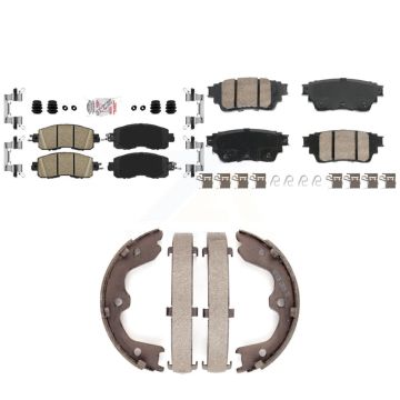 Front Rear Ceramic Disc Brake Pads Kit For Nissan Altima KNN-101264