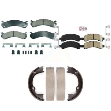 Front Rear Ceramic Disc Brake Pads Kit For Chevrolet GMC Savana 2500 Express 3500 KNN-101287