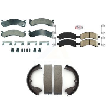 Front Rear Ceramic Disc Brake Pads Kit For GMC Savana 3500 Chevrolet Express 4500 KNN-101290