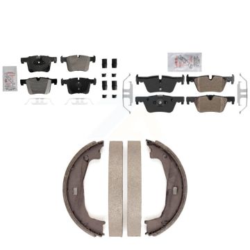 Front Rear Semi-Metallic Disc Brake Pads Kit For BMW 320i xDrive 328i 328d KNN-101293