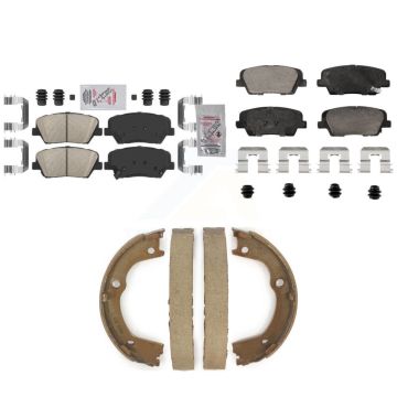 Front Rear Ceramic Disc Brake Pads Kit For Hyundai Santa Fe Kia Sorento KNN-101308