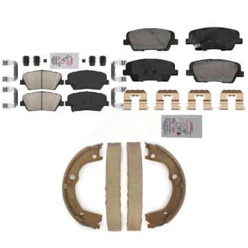Front Rear Ceramic Disc Brake Pads Kit For Hyundai Santa Fe Kia Sorento KNN-101310