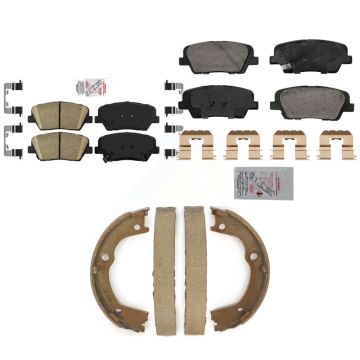 Front Rear Ceramic Disc Brake Pads Kit For Hyundai Santa Fe Kia Sorento KNN-101311