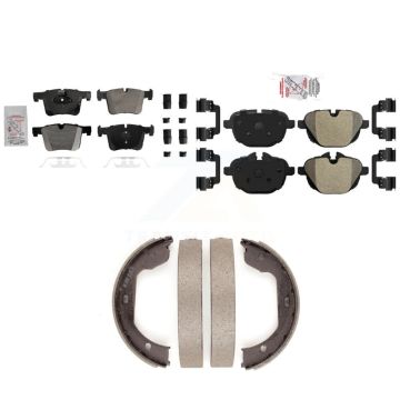 Front Rear Semi-Metallic Disc Brake Pads Kit For 2011 BMW X3 xDrive28i KNN-101327