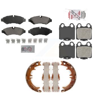 Front Ceramic Rear Semi-Metallic Disc Brake Pads Kit For Lexus SC430 IS300 GS300 GS400 KNN-101341