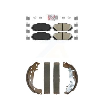 Front Rear Ceramic Disc Brake Pads Kit For Toyota Yaris KNN-101352