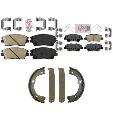 Front Rear Ceramic Disc Brake Pads Kit For Kia Sportage Hyundai Tucson KNN-101358