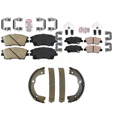 Front Rear Ceramic Disc Brake Pads Kit For Kia Sportage Hyundai Tucson KNN-101359