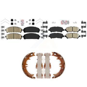 Front Rear Ceramic Disc Brake Pads Kit For 2008-2013 Toyota Highlander KNN-101412