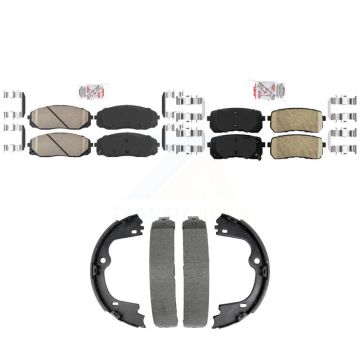 Front Rear Ceramic Disc Brake Pads Kit For Kia Sedona KNN-101427