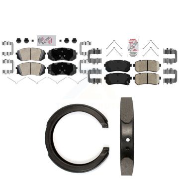 Front Rear Ceramic Disc Brake Pads Kit For Kia Optima KNN-101437