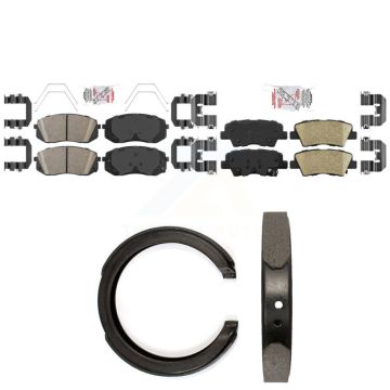 Front Rear Ceramic Disc Brake Pads Kit For Kia Optima SX/SXL/SX Limited with GAS engine KNN-101439