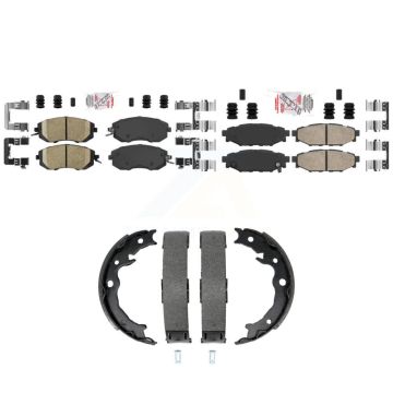 Front Rear Ceramic Disc Brake Pads Kit For Subaru Forester Impreza XV Crosstrek KNN-101454