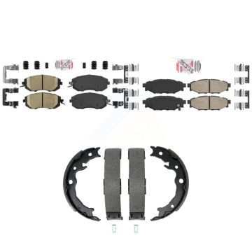 Front Rear Ceramic Disc Brake Pads Kit For Subaru Forester Impreza XV Crosstrek KNN-101456