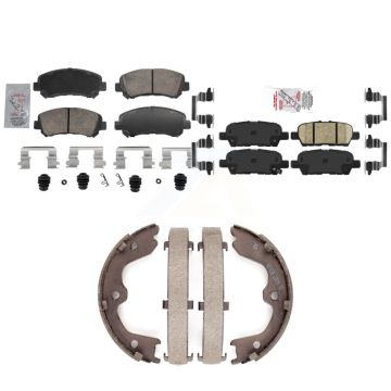 Front Rear Ceramic Disc Brake Pads Kit For Nissan Maxima KNN-101489