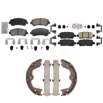 Front Rear Ceramic Disc Brake Pads Kit For Nissan Maxima KNN-101491
