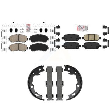 Front Rear Ceramic Disc Brake Pads Kit For Nissan Rogue Sport Qashqai KNN-101494