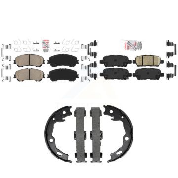 Front Rear Ceramic Disc Brake Pads Kit For Nissan Rogue Sport Qashqai KNN-101495