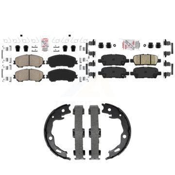 Front Rear Ceramic Disc Brake Pads Kit For Nissan Rogue Sport Qashqai KNN-101498