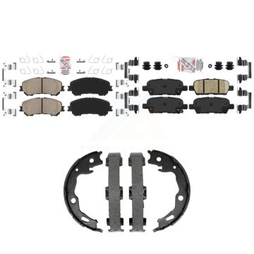 Front Rear Ceramic Disc Brake Pads Kit For Nissan Rogue Sport Qashqai KNN-101499