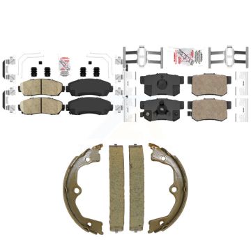 Front Rear Ceramic Disc Brake Pads Kit For Honda Accord Crosstour KNN-101510