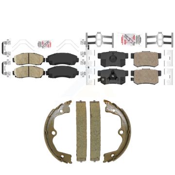 Front Rear Ceramic Disc Brake Pads Kit For Honda Accord Crosstour KNN-101511