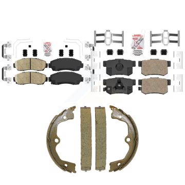 Front Rear Ceramic Disc Brake Pads Kit For Honda Accord Crosstour KNN-101512
