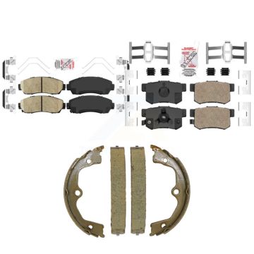 Front Rear Ceramic Disc Brake Pads Kit For Honda Accord Crosstour KNN-101513