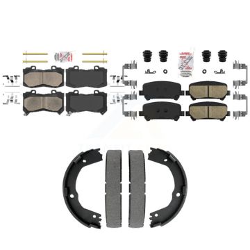 Front Rear Ceramic Disc Brake Pads Kit For 2015-2020 Chevrolet Colorado GMC Canyon KNN-101517