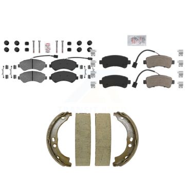 Front Rear Semi-Metallic Disc Brake Pads Kit For 2014-2020 Ram ProMaster 2500 3500 1500 KNN-101518