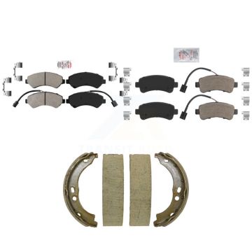 Front Rear Semi-Metallic Disc Brake Pads Kit For 2014-2020 Ram ProMaster 2500 3500 1500 KNN-101519