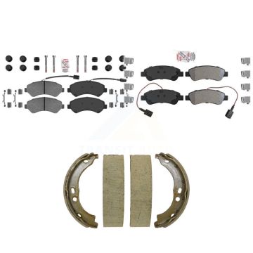 Front Rear Semi-Metallic Disc Brake Pads Kit For 2014-2020 Ram ProMaster 2500 3500 1500 KNN-101522