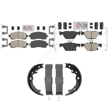 Front Rear Ceramic Disc Brake Pads Kit For Subaru Crosstrek KNN-101548