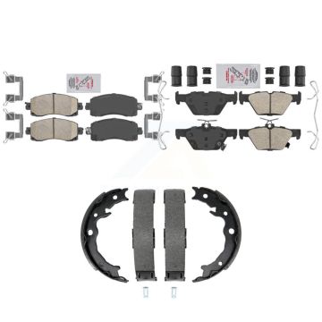 Front Rear Ceramic Disc Brake Pads Kit For Subaru Crosstrek KNN-101549