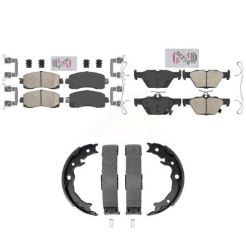 Front Rear Ceramic Disc Brake Pads Kit For Subaru Crosstrek KNN-101550