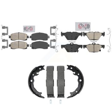 Front Rear Ceramic Disc Brake Pads Kit For Subaru Crosstrek KNN-101551