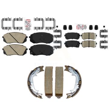 Front Rear Ceramic Disc Brake Pads Kit For Hyundai Tucson Kia Sportage AWD KNN-101552