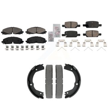 Front Rear Ceramic Disc Brake Pads Kit For 2021-2022 Chevrolet Colorado GMC Canyon KNN-101554